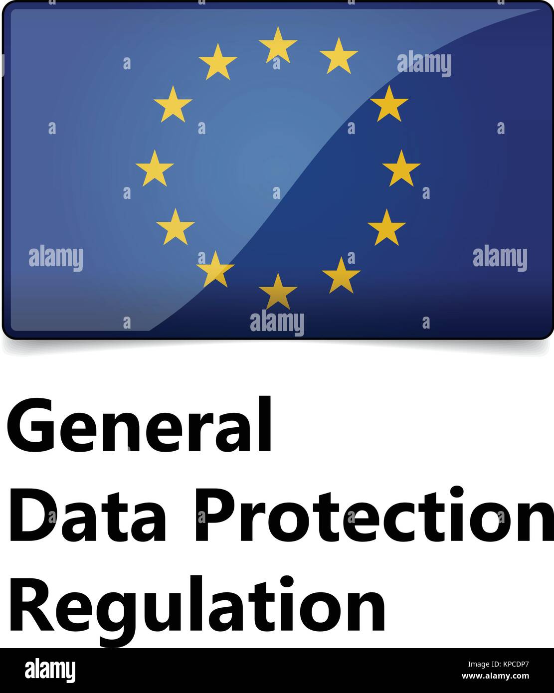 Pibr - Règlement général sur la protection des données. Illustration de Vecteur
