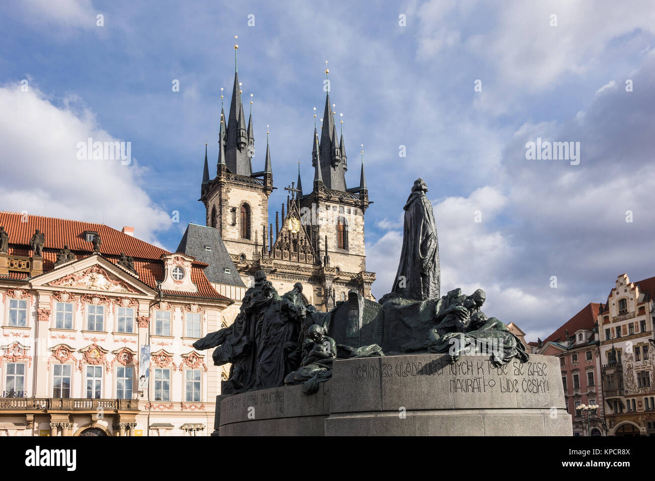 Blick auf Prag (Frankreich). Banque D'Images