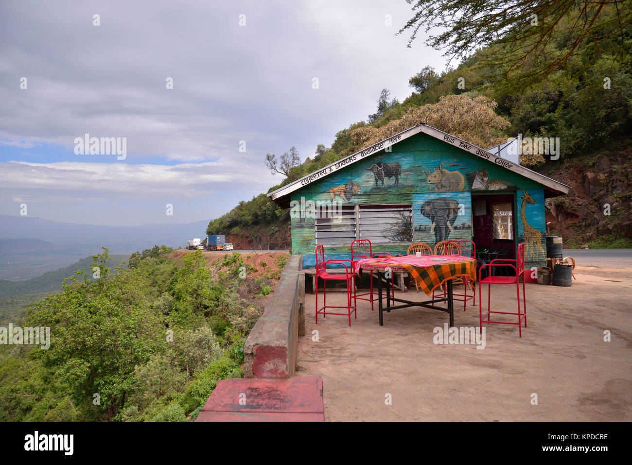 Le Kenya est une destination touristique de premier choix en Afrique de l'Est. Célèbre pour la faune et la beauté naturelle. Great Rift Valley près de Nairobi Banque D'Images