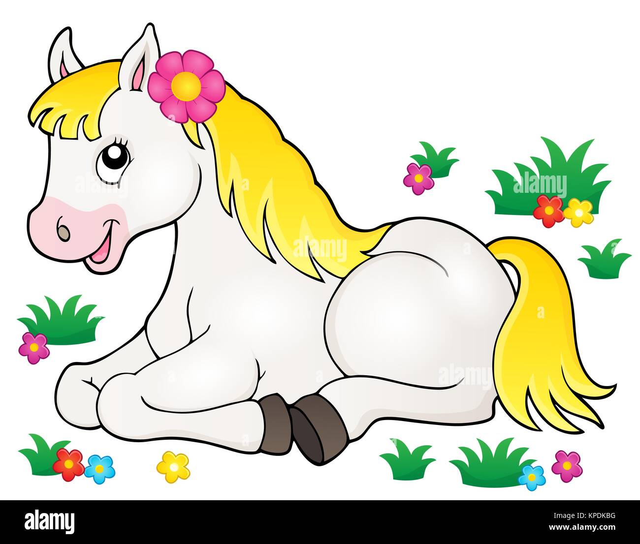 Sujet de droit 3 chevaux Banque D'Images