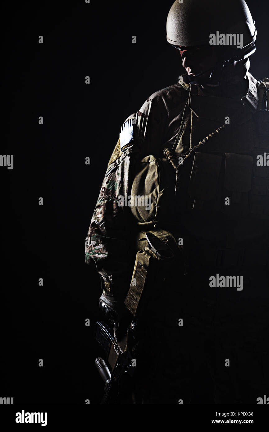 US Army Green Beret Banque D'Images