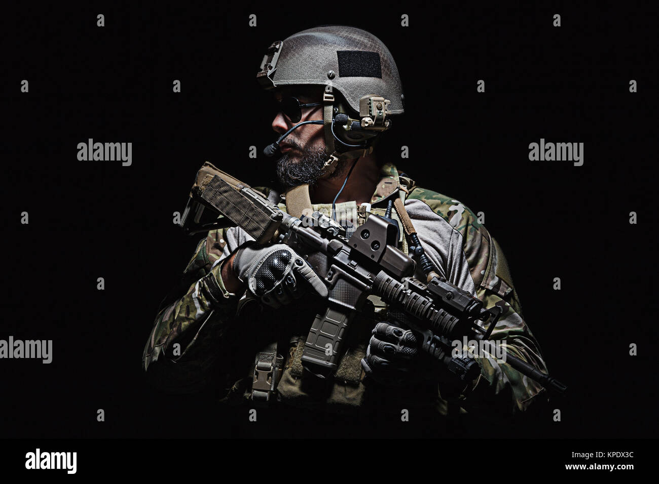 US Army Green Beret Banque D'Images