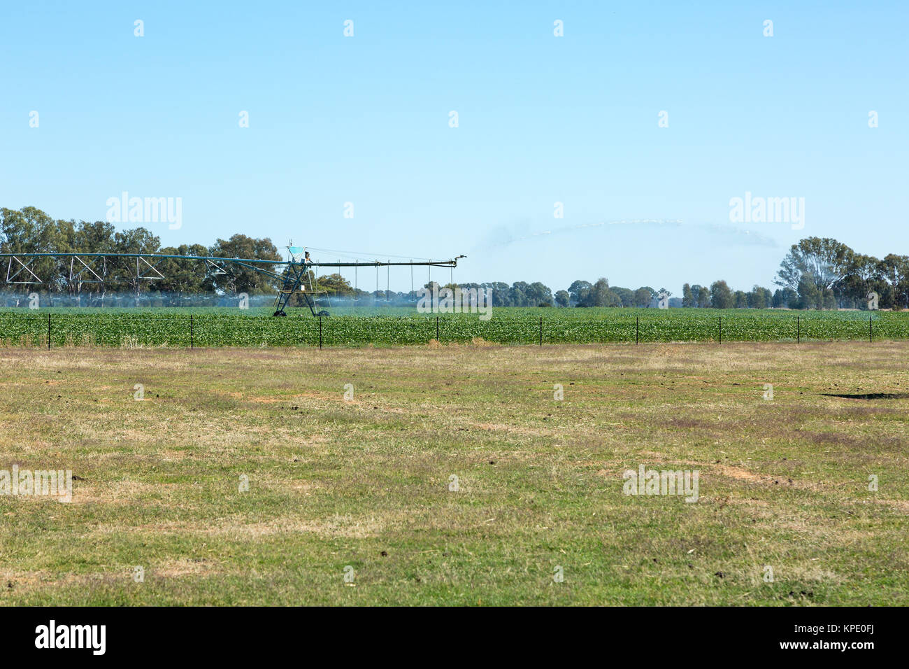 Grand système d'Irrigation Banque D'Images