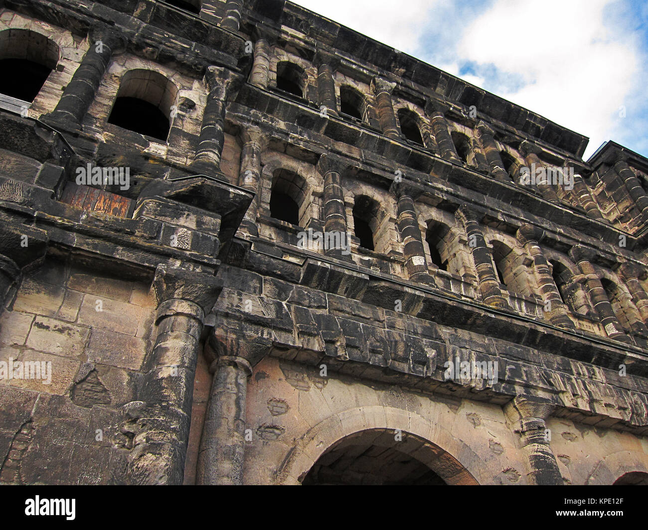 Porta Nigra Trèves Banque D'Images