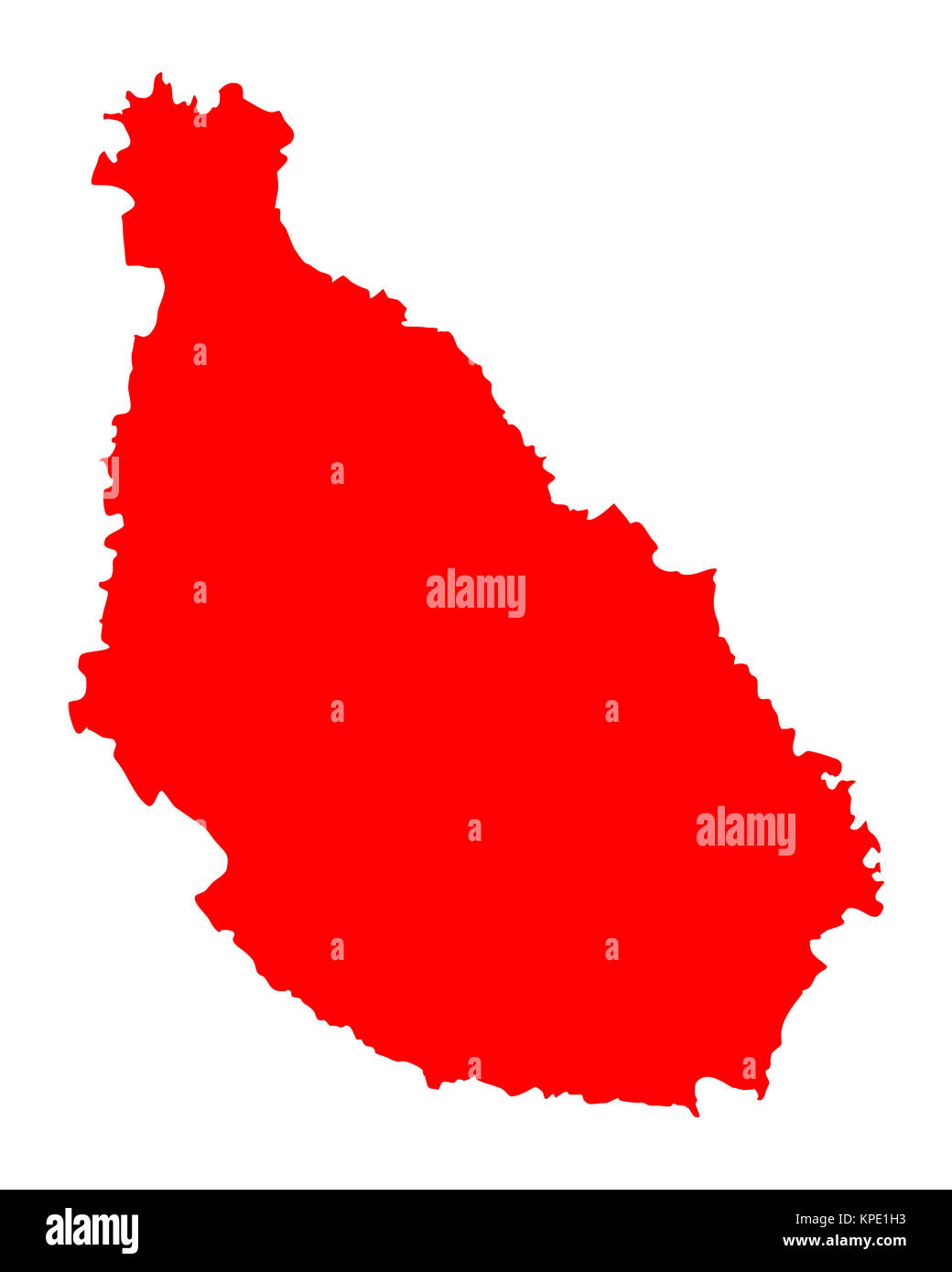 Plan de Santiago Banque D'Images