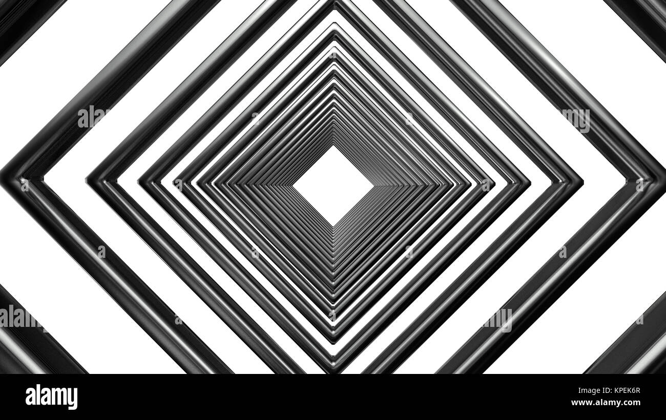 Résumé motif carré futuriste Banque D'Images