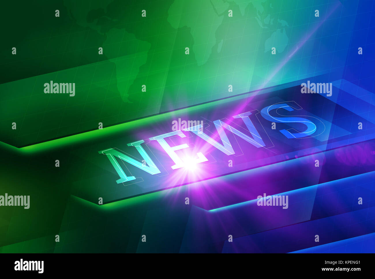 Abstract Background News futuriste Banque D'Images