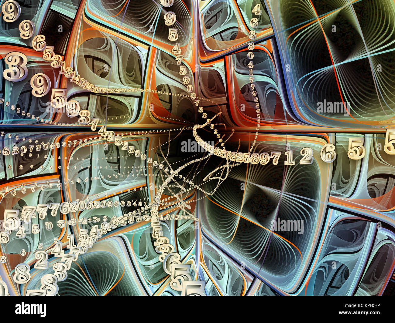 Au-delà de l'infini Banque D'Images