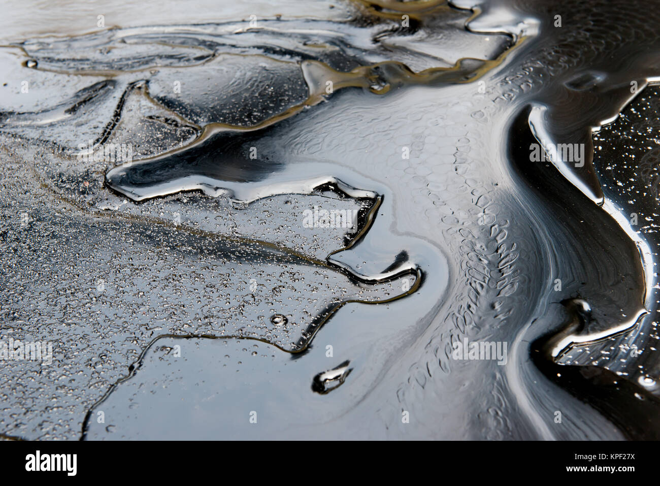 Texture de surface du pétrole brut Photo Stock - Alamy