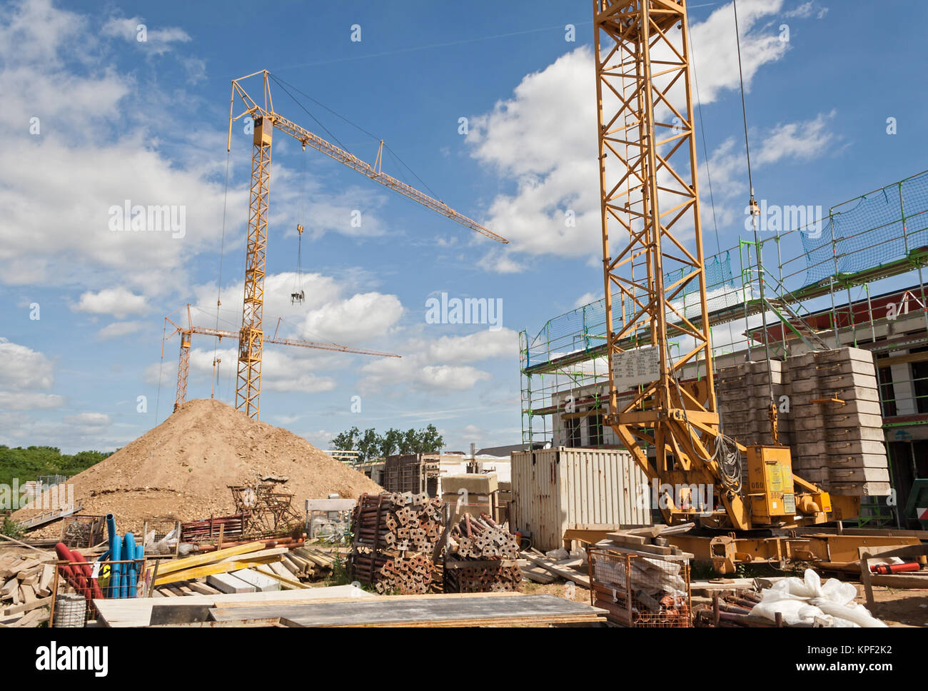 Bâtiment en construction Banque D'Images