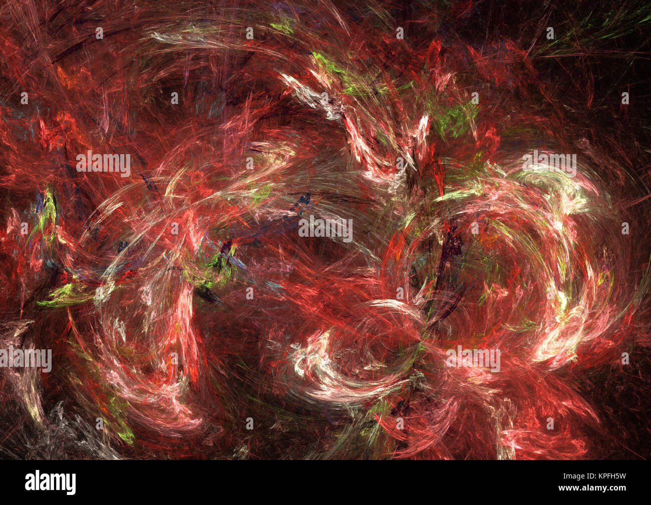 Flamme fractale, belle image d'arrière-plan Banque D'Images