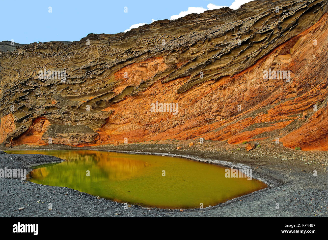 El Golfo, Lanzarote, îles de Canaries, Espagne Banque D'Images