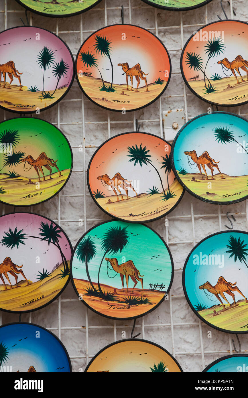 La Tunisie, la Côte Centrale de Tunisie, Port El Kantaoui, la poterie tunisienne Banque D'Images