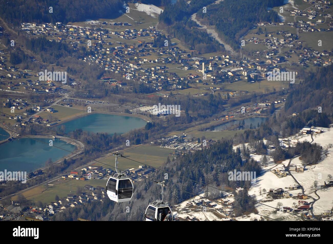 Station de ski silvretta montafon Banque D'Images