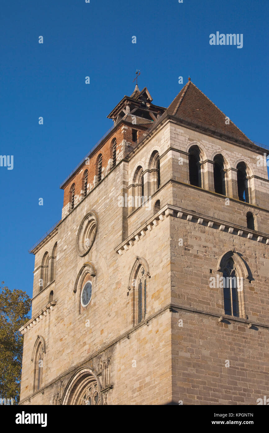France, Région Midi-Pyrénées, département du Lot, Cahors, Cathédrale Cathédrale St-Etienne Banque D'Images