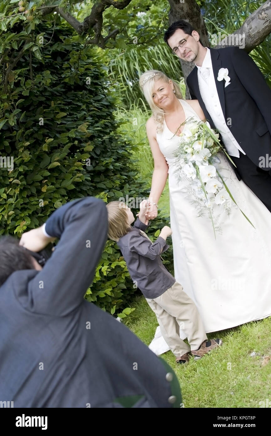 Parution du modèle , Hochzeitsfotograf - photographe de mariage Banque D'Images