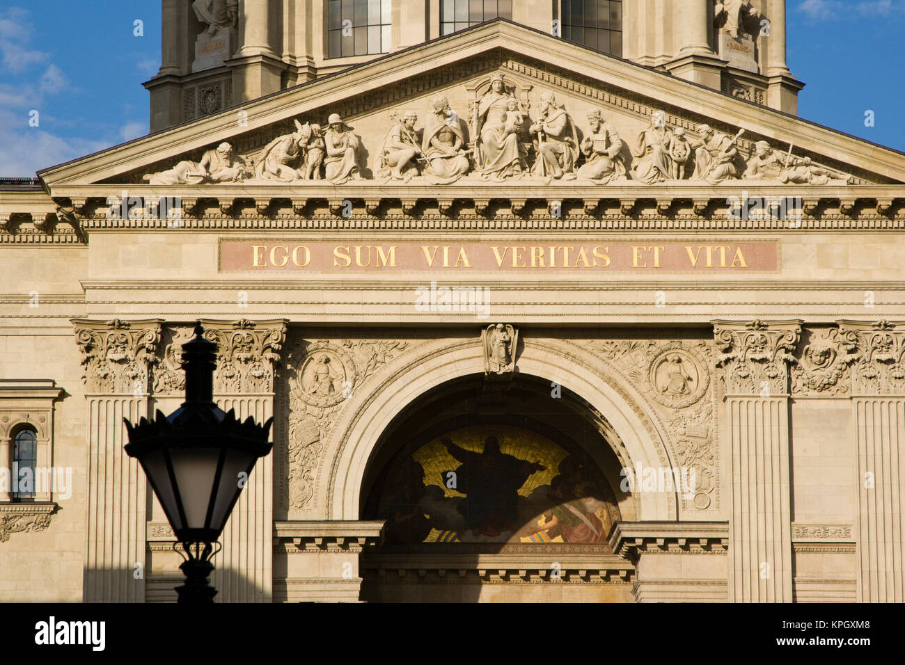 La basilique Saint-Étienne, dédiée à Saint Etienne le premier roi chrétien de Hongrie. L'église elle-même a été conçu par Jozsef Hild dans le style néoclassique. Budapest, capitale de la Hongrie Banque D'Images