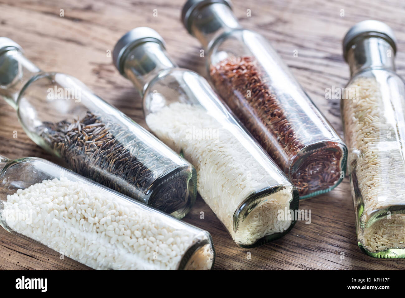Différents types de riz Photo Stock - Alamy
