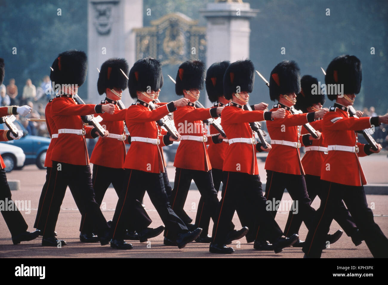 La Grande-Bretagne, l'Angleterre, Londres, la relève de la garde, Royal