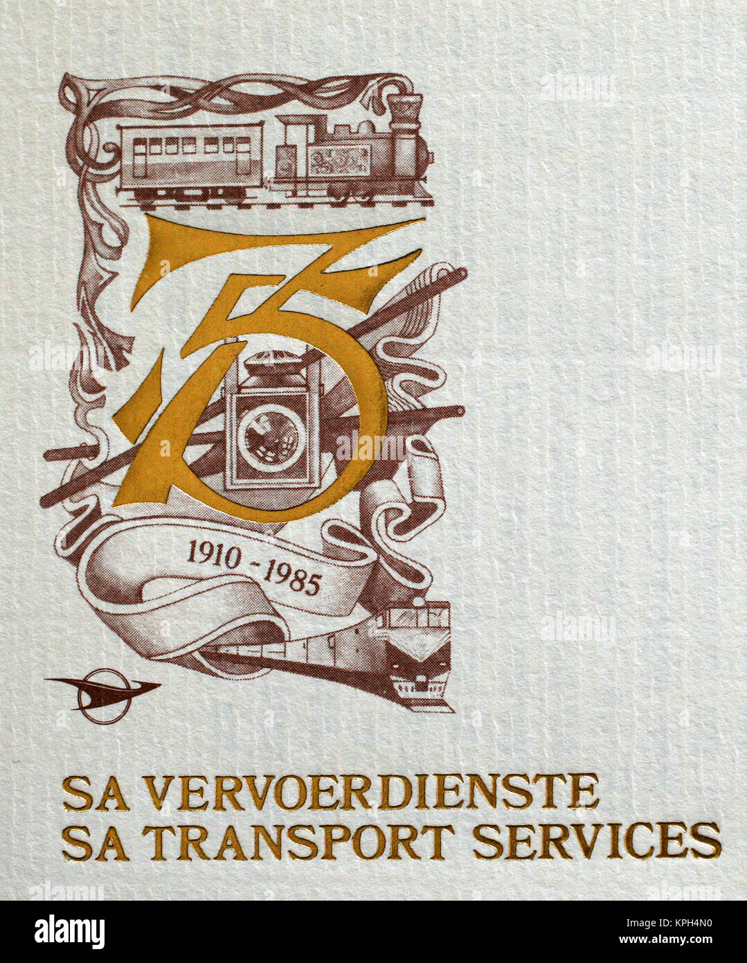 King Williams Town timbre-poste à partir du 6 mai 1985, Province orientale du Cap, Afrique du Sud. R, 80. Banque D'Images