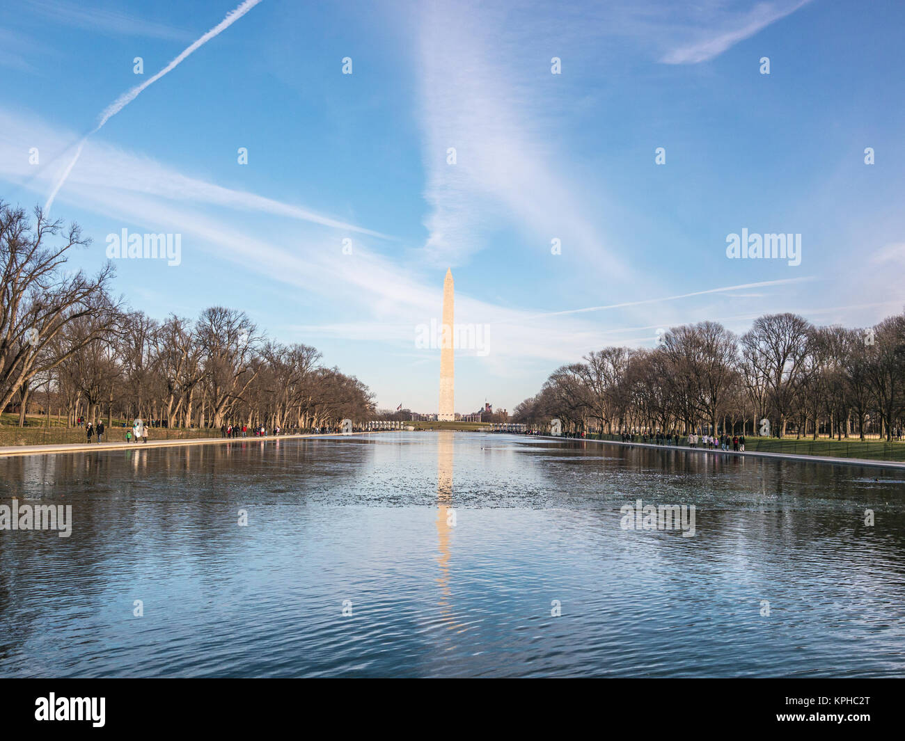 Vue sur le Washington monument Banque D'Images