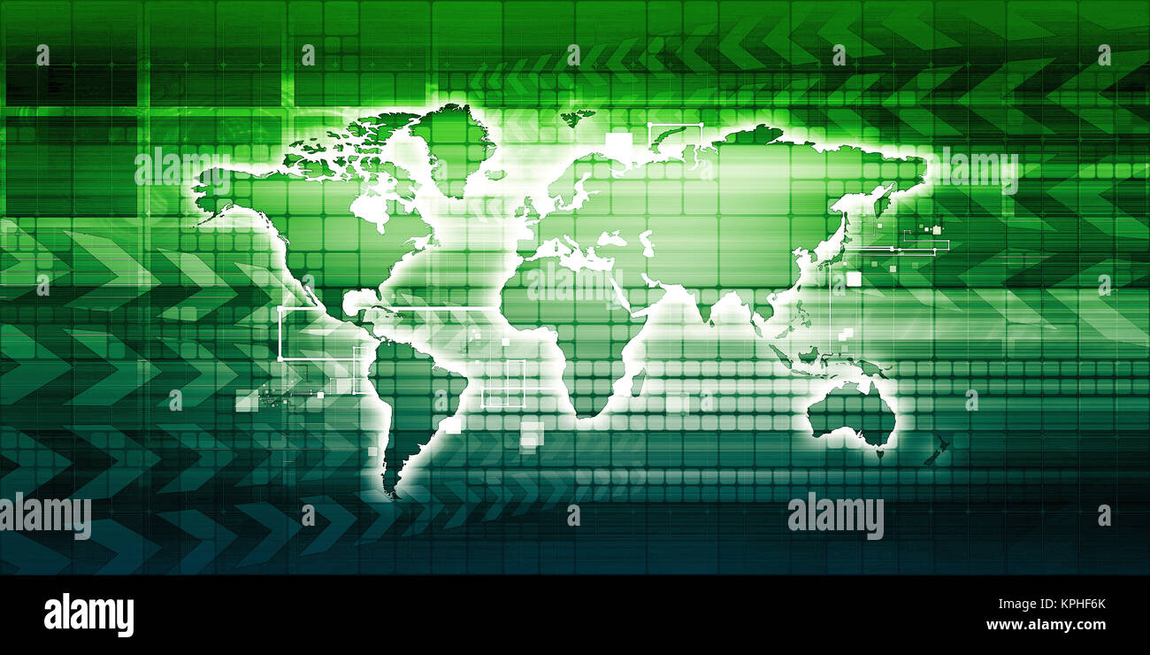 Global Logistics and Supply Chain Network Business Banque D'Images