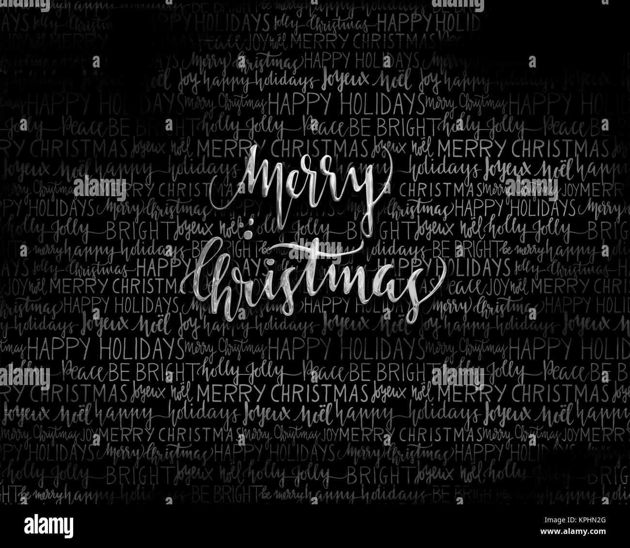 CONCEPT PAPIER CADEAU : Joyeux Noël Banque D'Images