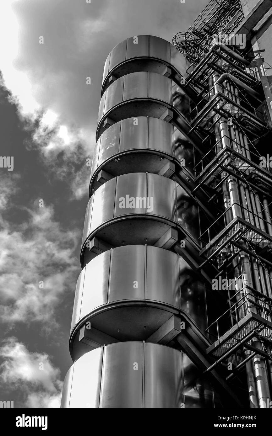 Le LLOYDS BUILDING, LONDRES, Grande-Bretagne Banque D'Images
