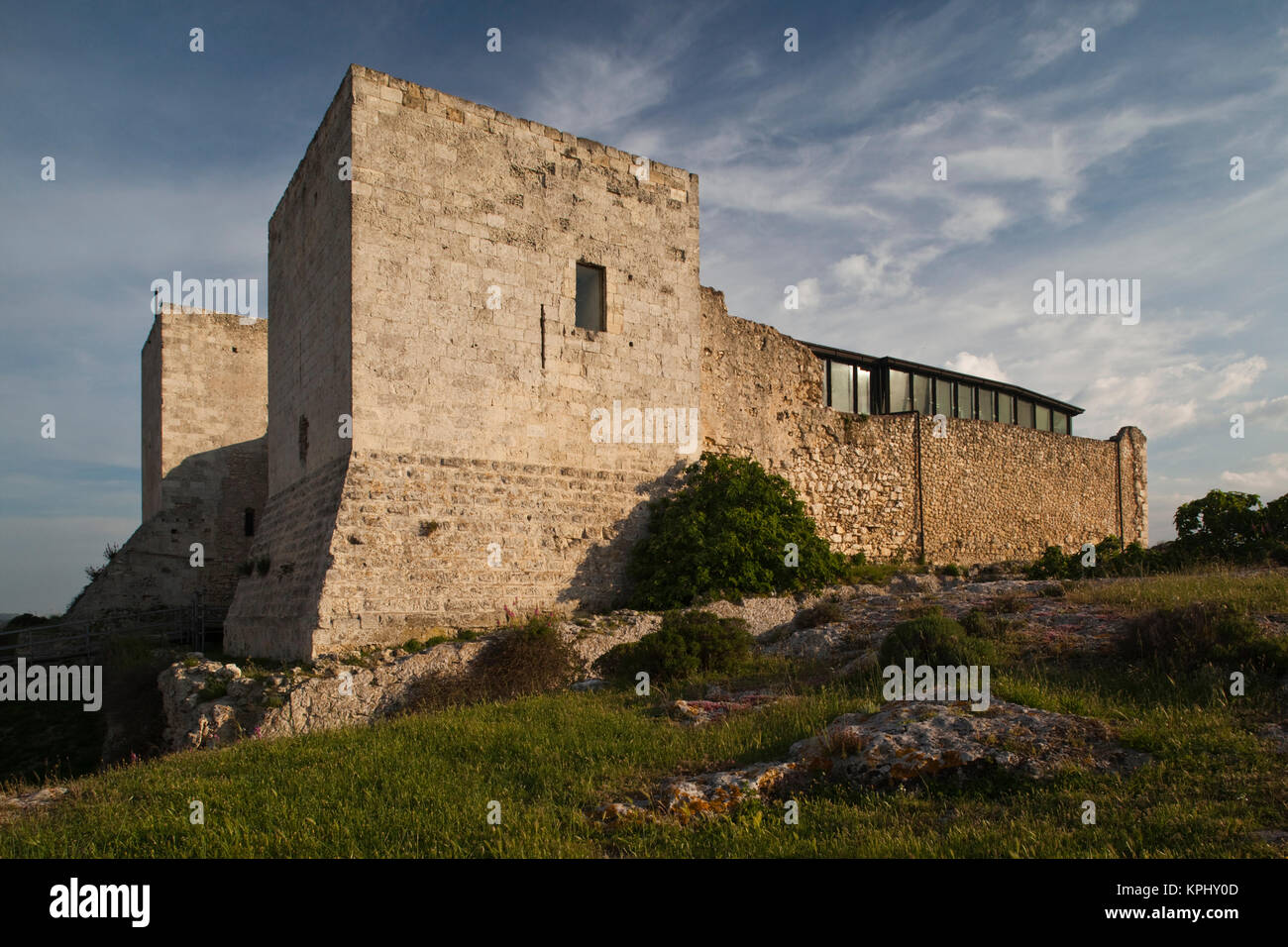 Italie, Sardaigne, Cagliari. Castello di San Michele forteresse. Banque D'Images