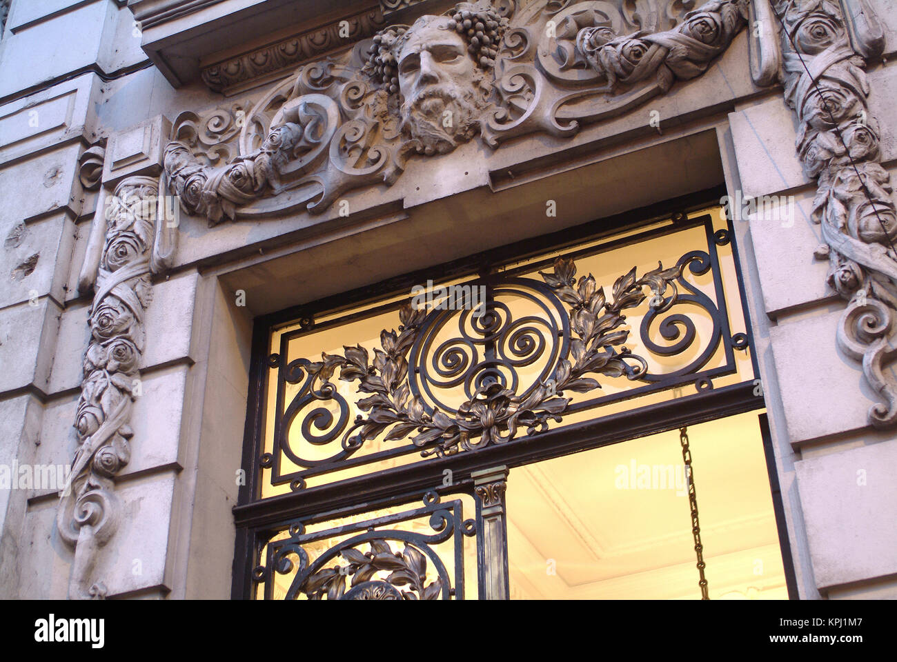 L'Uruguay, Montevideo, Palacio Brasil, l'entrée principale Banque D'Images