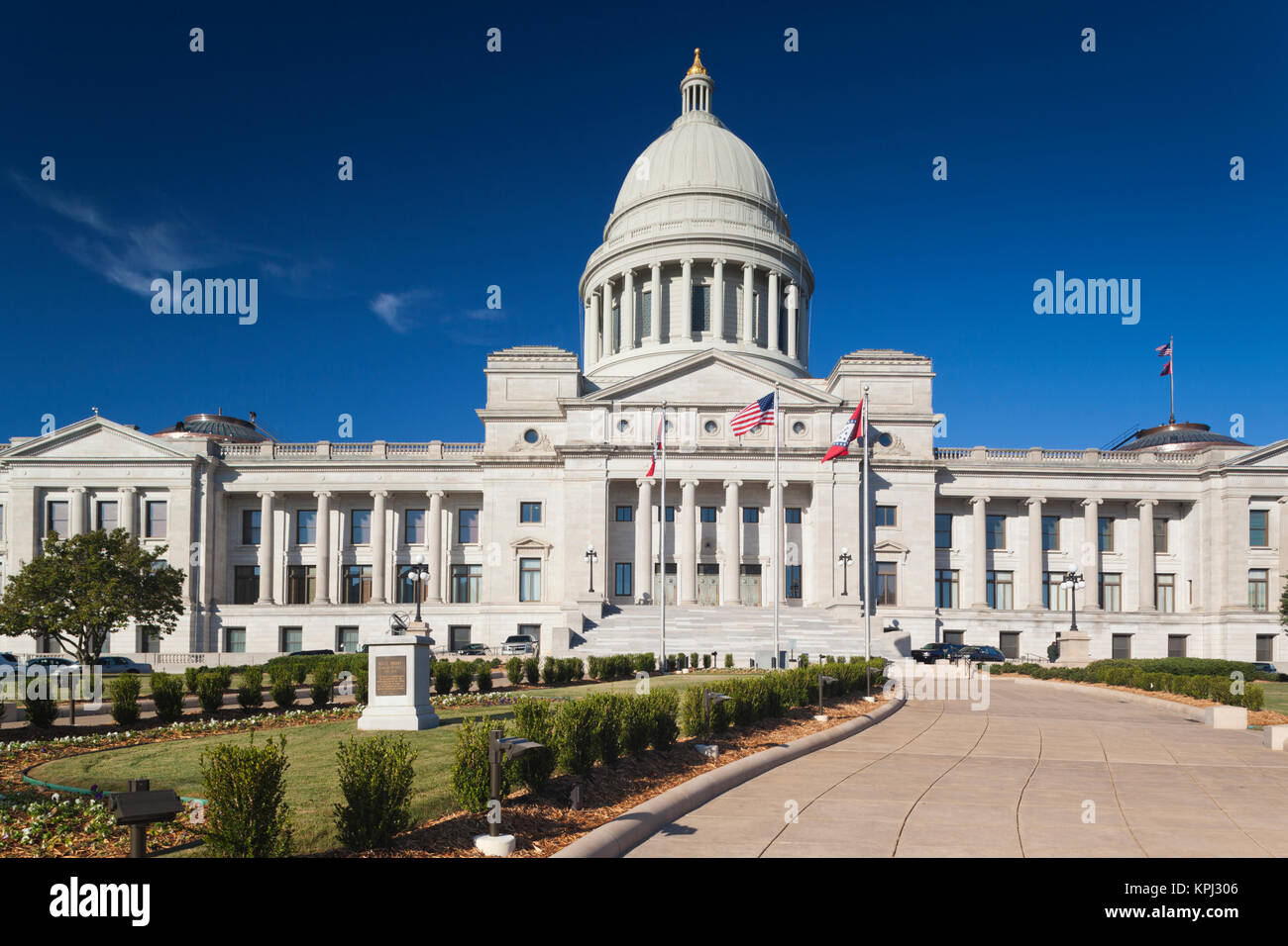 USA, de l'Arkansas, Little Rock, Arkansas State Capitol exterior Banque D'Images