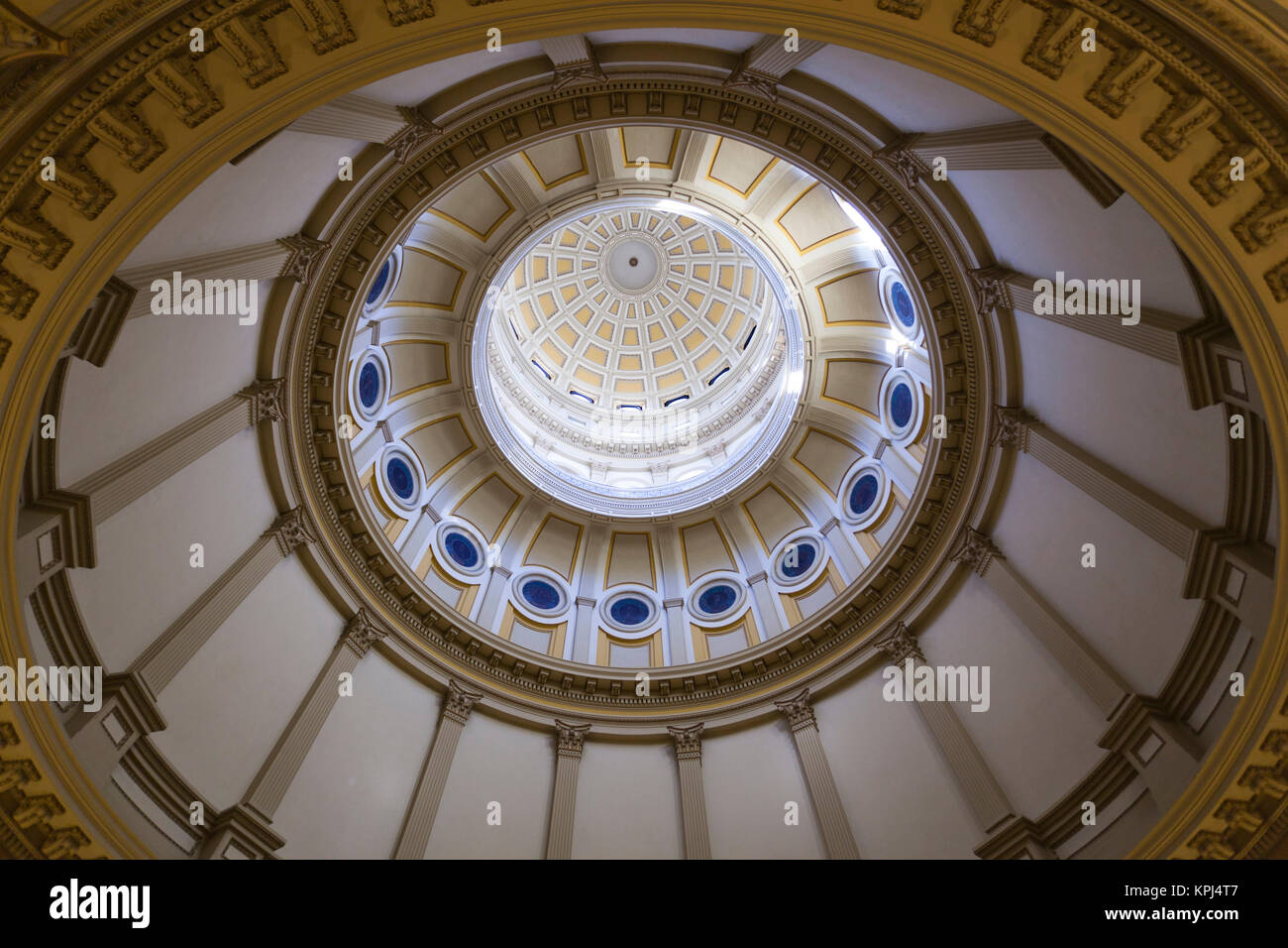 États-unis, Colorado, Denver, Colorado State Capitol, rotunda interior Banque D'Images