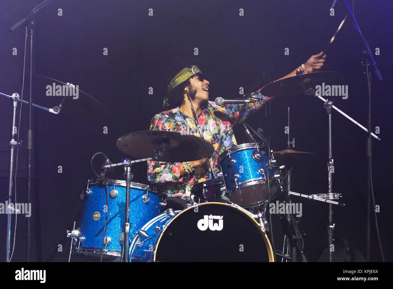 Rome, Italie. 15 Décembre, 2017. Joe victor Vivre à atlantico à rome Crédit : Paolo Pirrocco/Alamy Live News Banque D'Images