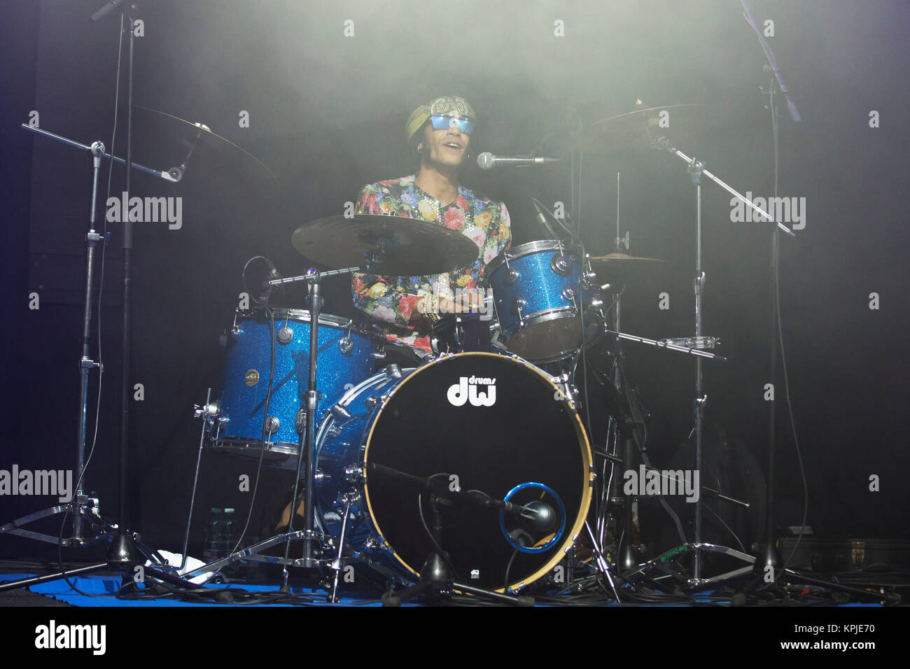 Rome, Italie. 15 Décembre, 2017. Joe victor Vivre à atlantico à rome Crédit : Paolo Pirrocco/Alamy Live News Banque D'Images