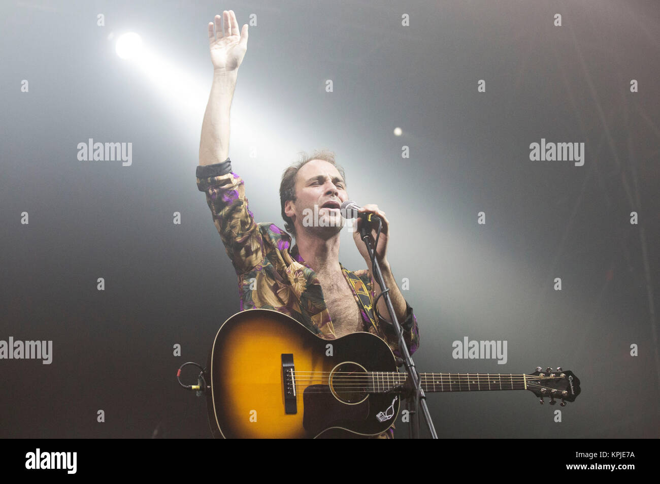 Rome, Italie. 15 Décembre, 2017. Joe victor Vivre à atlantico à rome Crédit : Paolo Pirrocco/Alamy Live News Banque D'Images