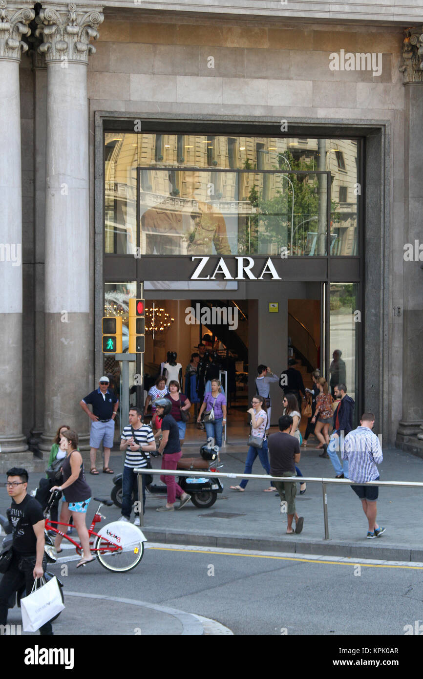 Zara best sale barcelone adresse