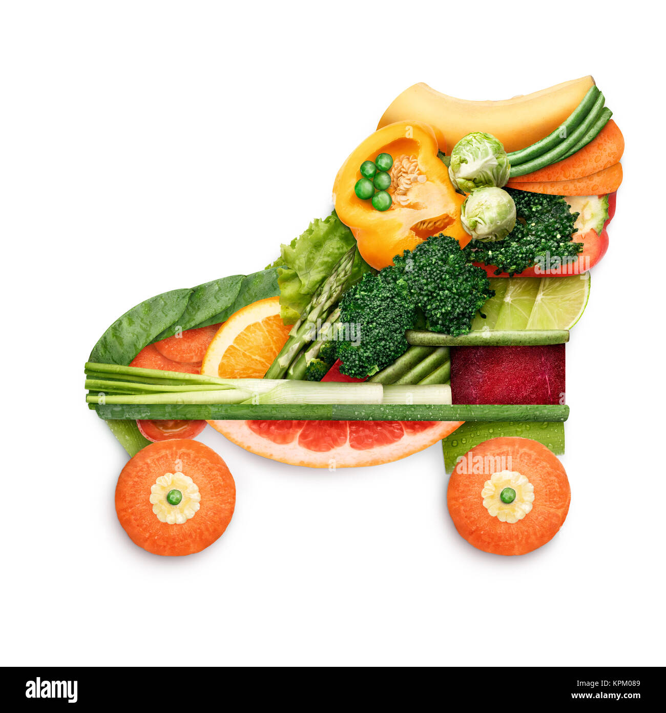 Patinage en bonne santé. Banque D'Images