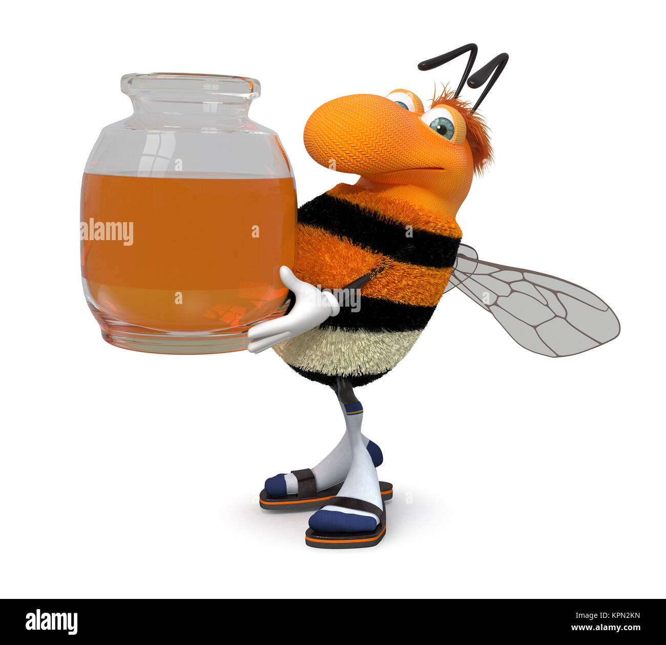 3d photo bumblebee Banque D'Images