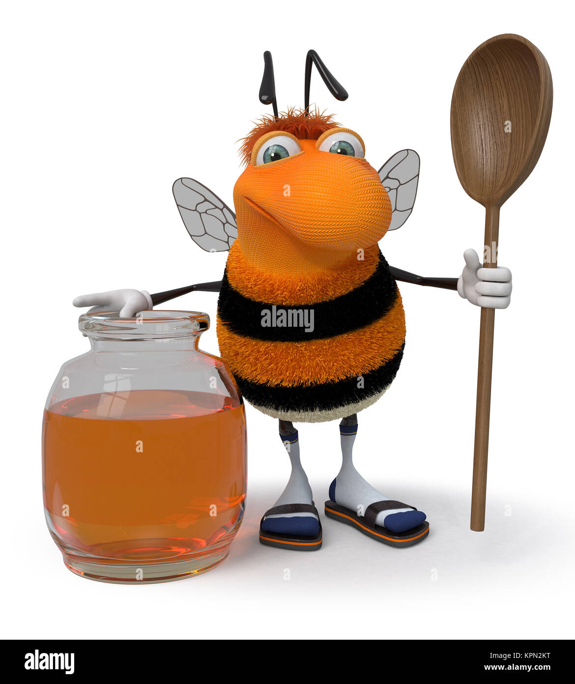 3d photo bumblebee Banque D'Images