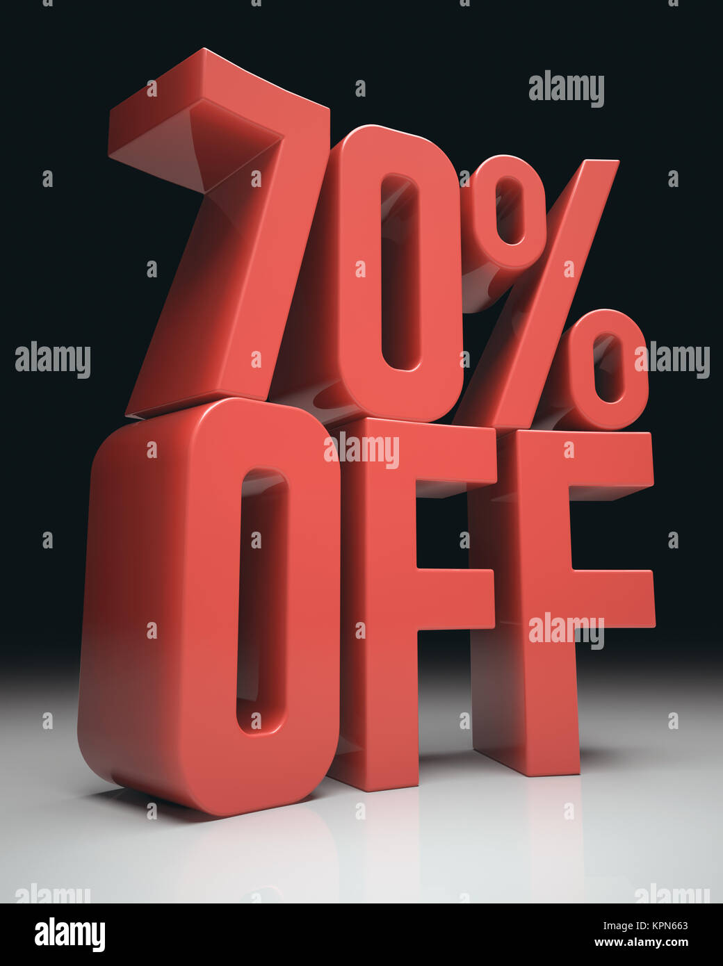 70 % de réduction Banque D'Images