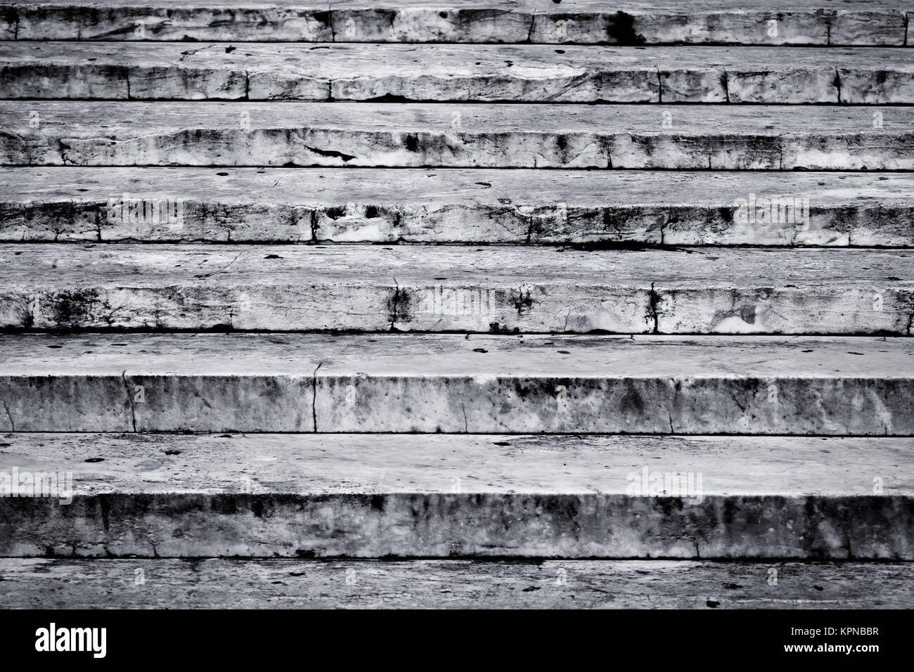 Close up sur les escaliers de granit Banque D'Images