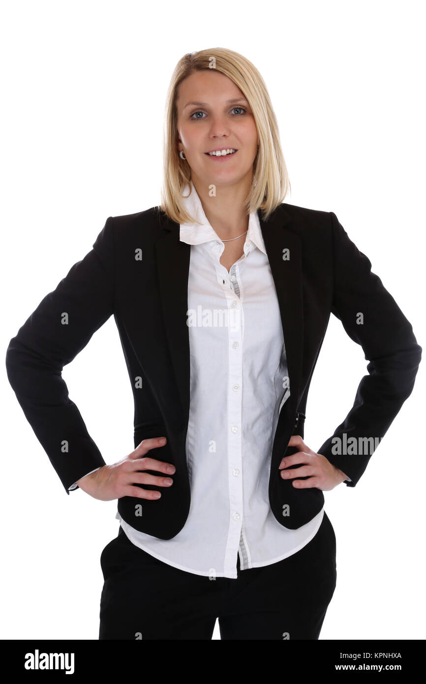 Portrait de femme d'affaires secrétaire costume boss femme profession cut Banque D'Images