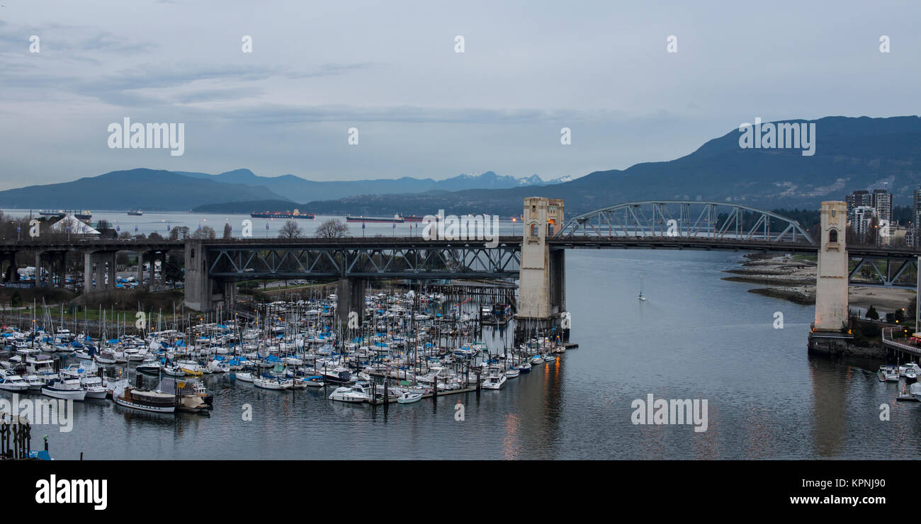 Le Harbour Bridge, Vancouver Banque D'Images