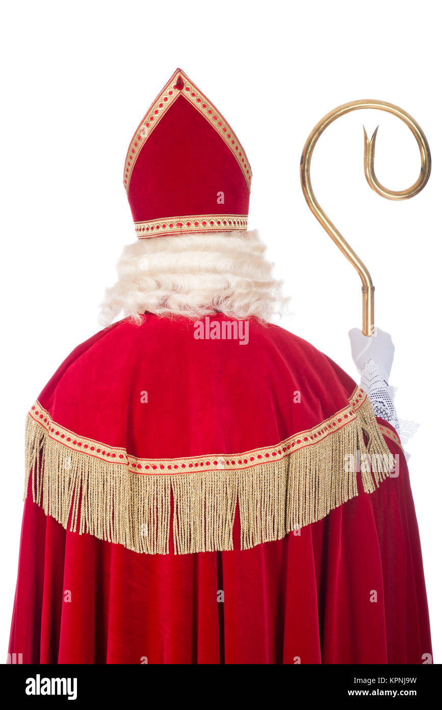Sinterklaas de l'arrière Banque D'Images
