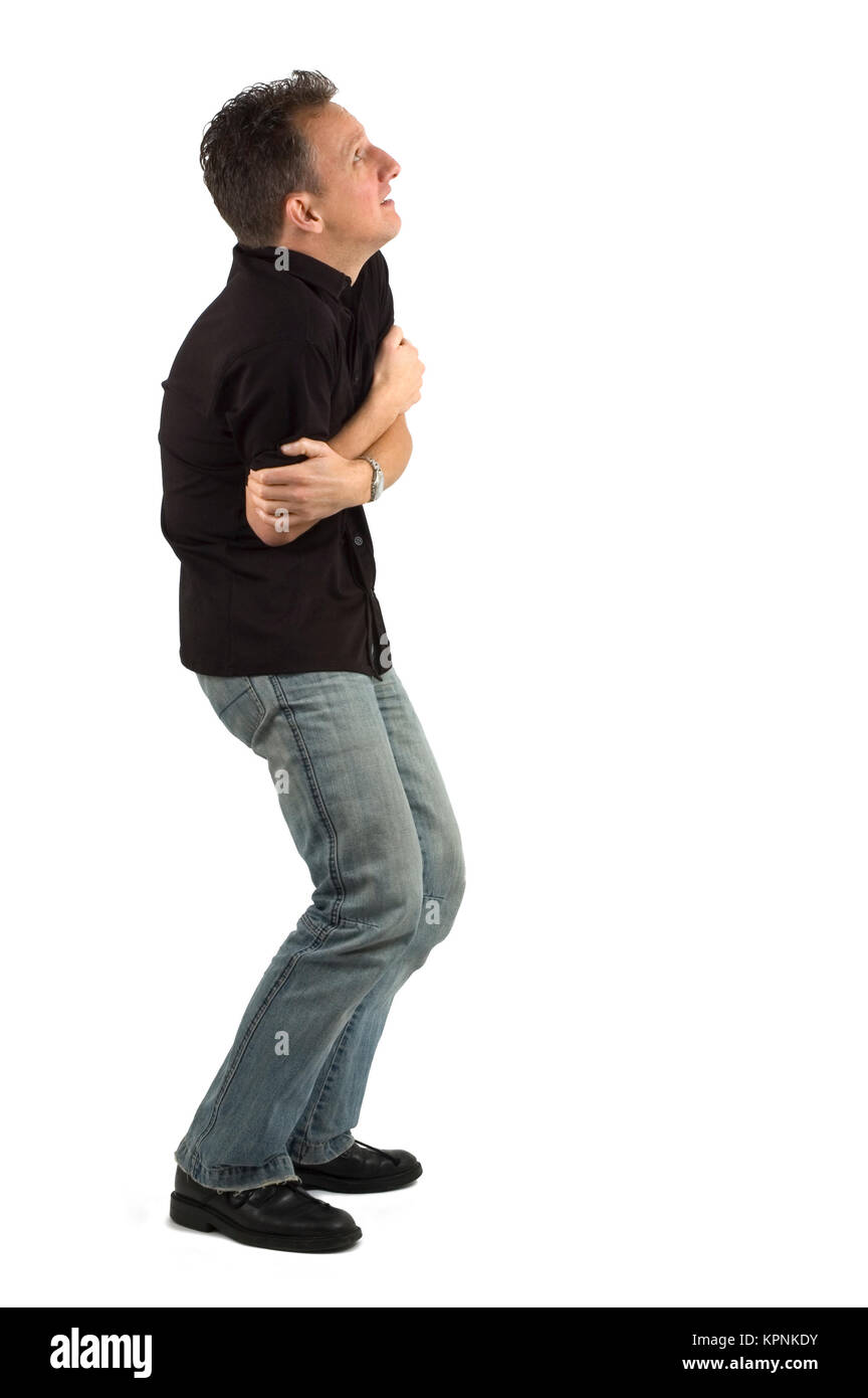 C'est froid là-haut ? Banque D'Images