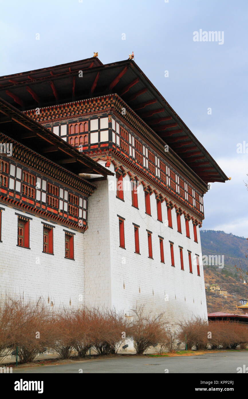Tashichho Dzong à Thimphu Banque D'Images