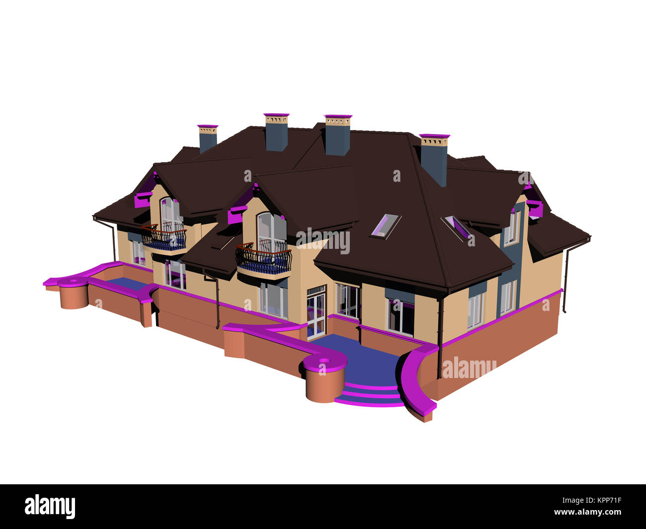 Maison noble Banque D'Images