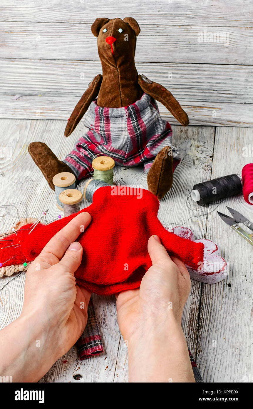 Doudou à coudre Banque D'Images