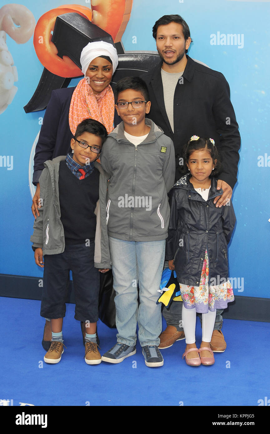 Nadiya Hussain assiste à la projection de gala du Royaume-Uni de trouver Dory à Odéon Leicester Square à Londres. 10 Juillet 2016 © Paul Treadway Banque D'Images