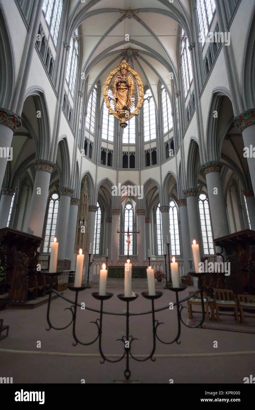 L'Allemagne, la région de Bergisches Land, la cathédrale d'Altenberg. France, région du Bergisches Land, der Altenberger Dom. Banque D'Images